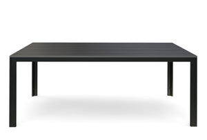 Tisch Polywood 200 x 100 cm anthrazit / schwarz
