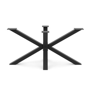 Tischgestell Stahl Spider 150 x 70 x 72 cm schwarz