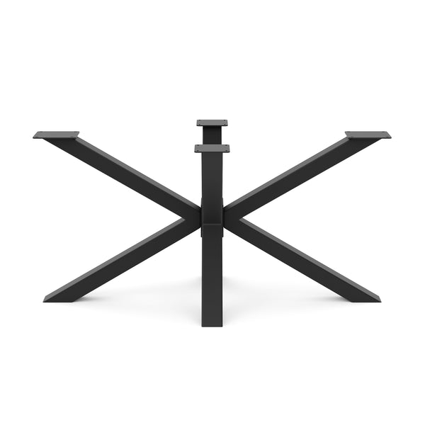 Tischgestell Stahl Spider 150 x 70 x 72 cm schwarz