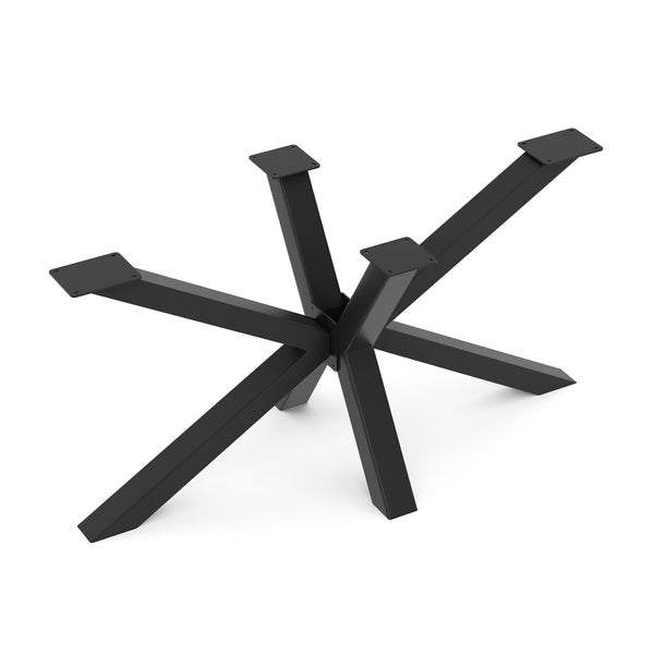 Tischgestell Stahl Spider 150 x 70 x 72 cm schwarz