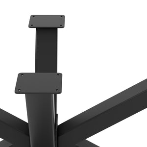 Tischgestell Stahl Spider 150 x 70 x 72 cm schwarz