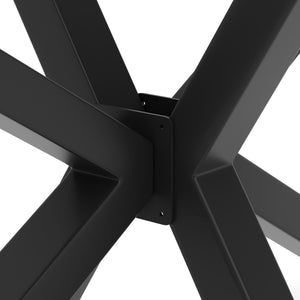 Tischgestell Stahl Spider 150 x 70 x 72 cm schwarz