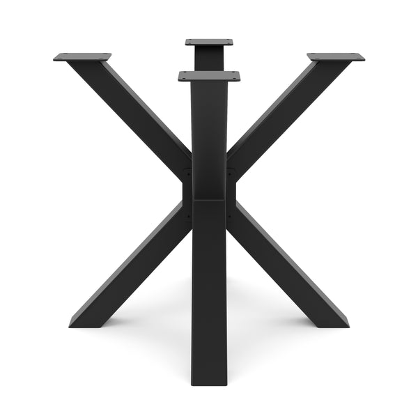 Tischgestell Stahl Spider 85 x 80 x 72 cm schwarz