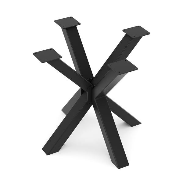 Tischgestell Stahl Spider 85 x 80 x 72 cm schwarz