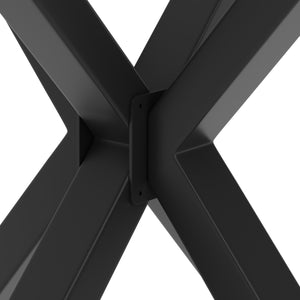 Tischgestell Stahl Spider 85 x 80 x 72 cm schwarz