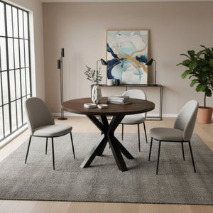 Tischgestell Stahl Spider 85 x 80 x 72 cm schwarz