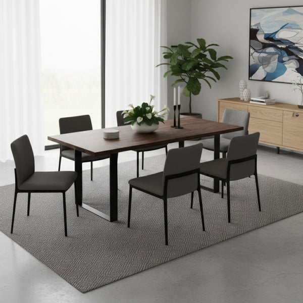 Tischgestell Stahl 70 x 72 cm 2er Set schwarz