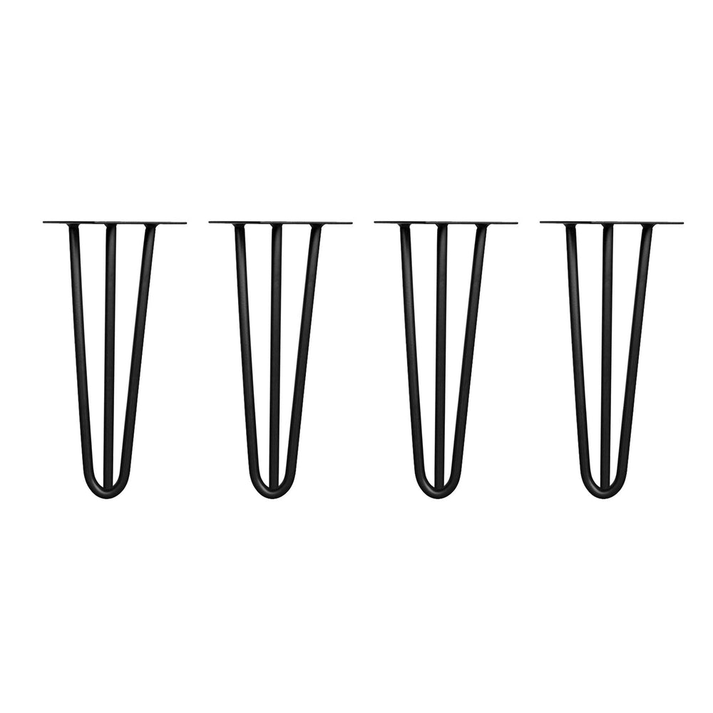 Tischbeine Hairpin schwarz 30 cm