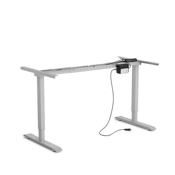 Cadre de table pour bureau assis-debout gris 160 cm