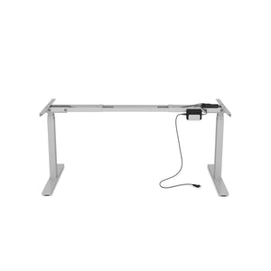 Cadre de table pour bureau assis-debout, gris, 160-180 cm