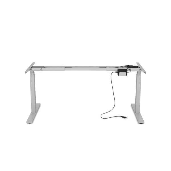 Cadre de table pour bureau assis-debout, gris, 160-180 cm