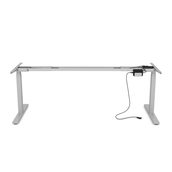 Cadre de table pour bureau assis-debout, gris, 180-200 cm