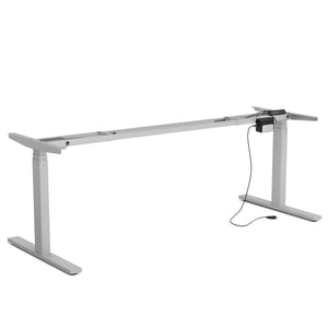 Cadre de table pour bureau assis-debout, gris, 180-200 cm