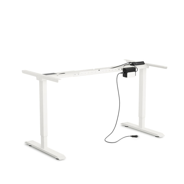 Struttura del tavolo scrivania in piedi bianca 160 cm