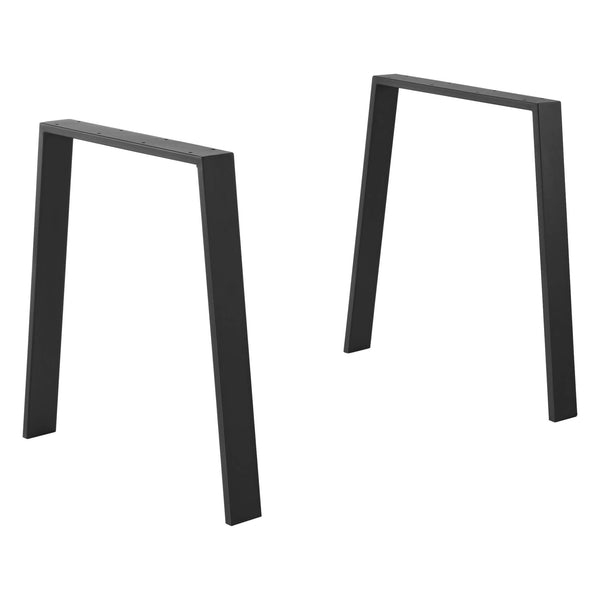 Tischbeine Metall 2er-Set Tischgestell 2er Set 55/75x72cm
