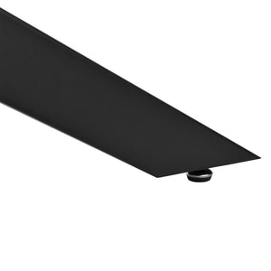 Tischgestell Tischbeine Oberau Stahl 120x68x71cm Schwarz