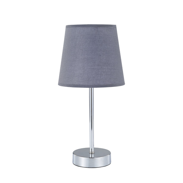 Tischlampe FLARE grau/silber