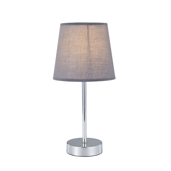 Tischlampe FLARE grau/silber