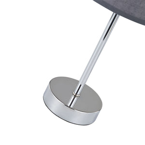 Tischlampe FLARE grau/silber