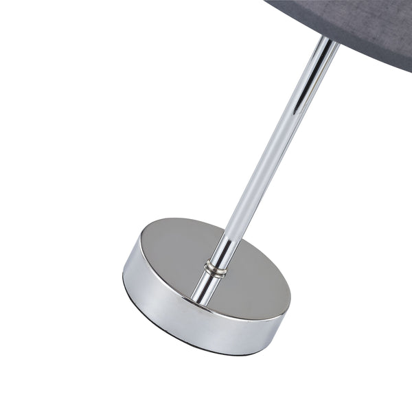 Tischlampe FLARE grau/silber