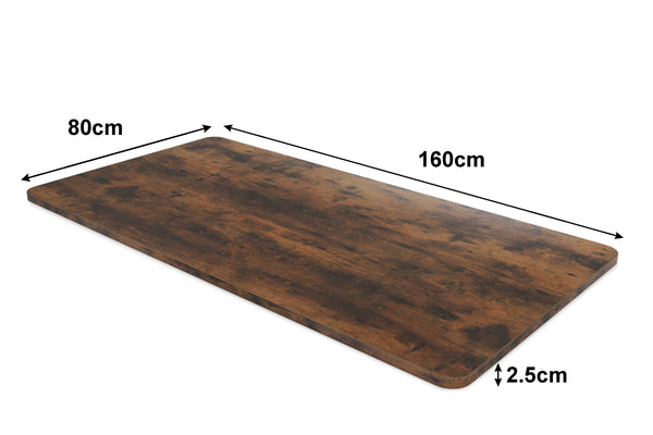 Tabletop standing desk vintage 160 x 80 cm