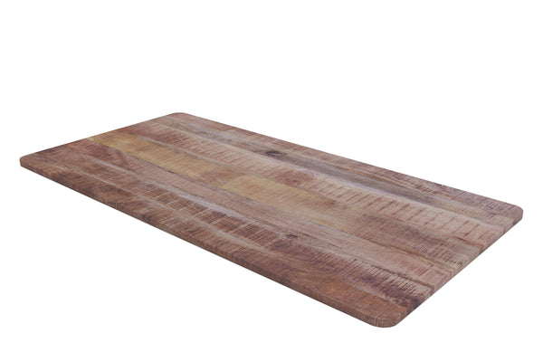 Tabletop for standing desk, mango wood, 180 x 90 cm