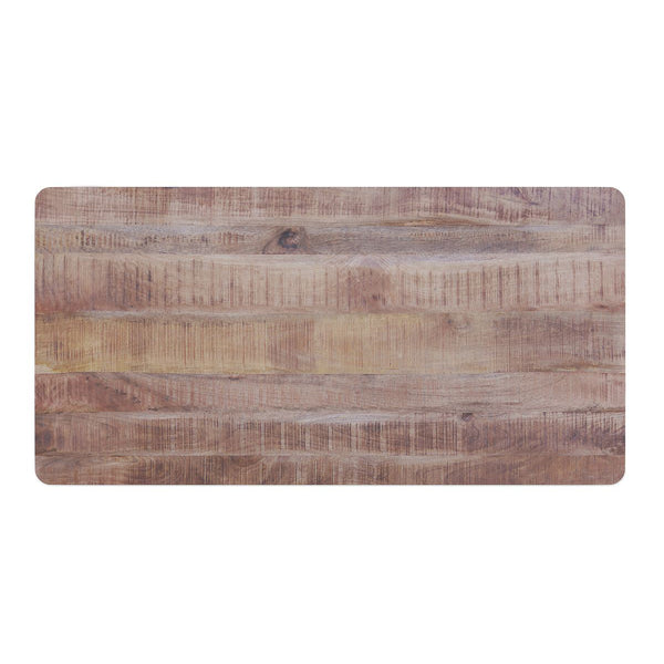 Tabletop for standing desk, mango wood, 180 x 90 cm