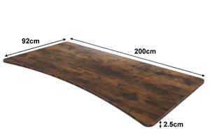 Vintage tabletop standing desk 200 x 90 cm