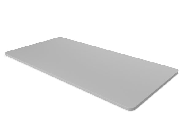 Plateau pour bureau assis-debout, gris, 180 x 90 cm