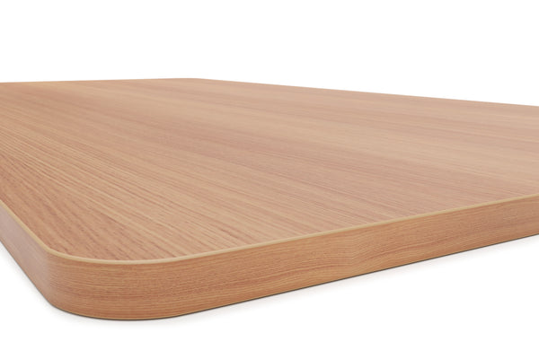 Plateau pour bureau assis-debout, marron clair, 160 x 80 cm