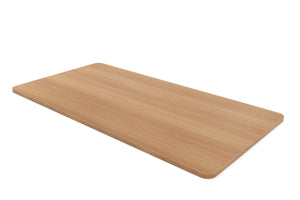Plateau pour bureau assis-debout, marron clair, 160 x 80 cm