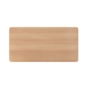 Plateau pour bureau assis-debout, marron clair, 160 x 80 cm