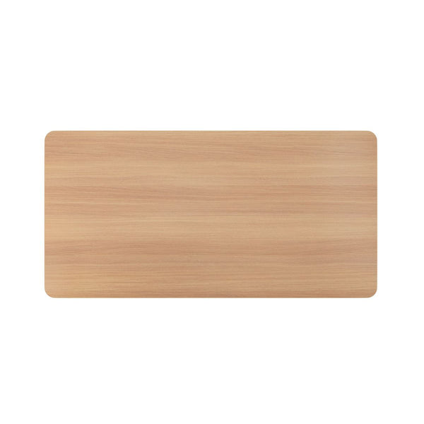 Plateau pour bureau assis-debout, marron clair, 160 x 80 cm