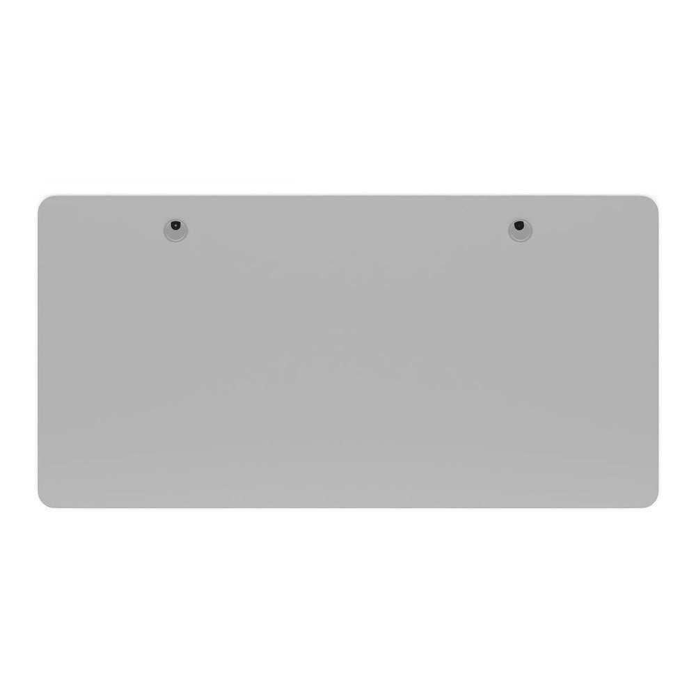 Tischplatte Stehpult mit Kabeldurchlass grau 180 x 90 cm