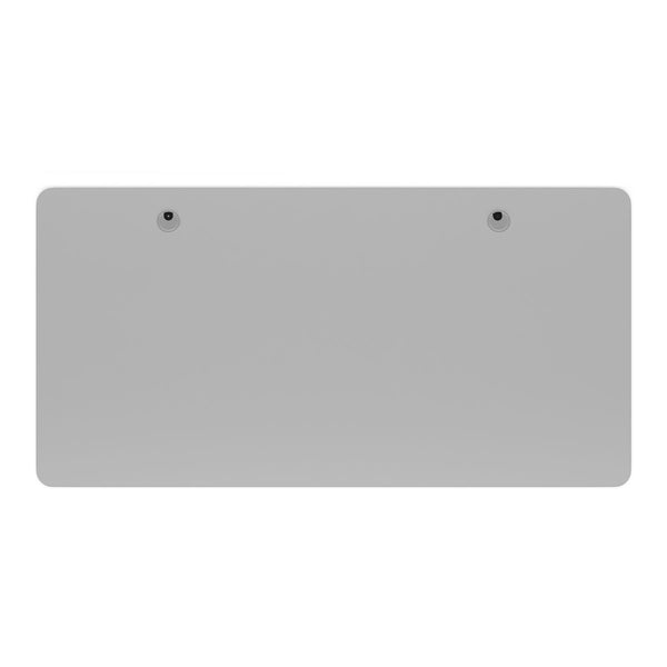Tabletop standing desk with cable management, grey, 180 x 90 cm