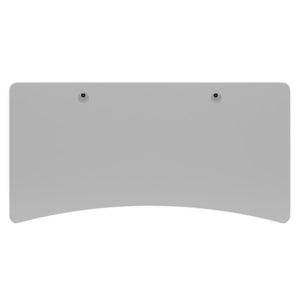 Tischplatte Stehpult mit Kabeldurchlass grau 200 x 90 cm