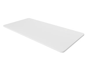Tabletop standing desk with cable management, white, 180 x 90 cm