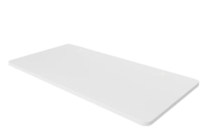 Tabletop standing desk with cable management, white, 160 x 80 cm
