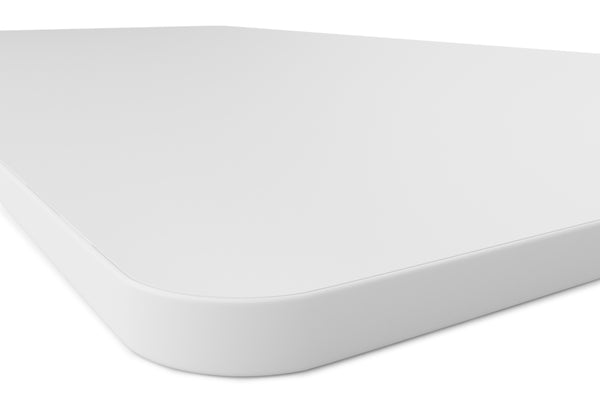 Plateau pour bureau assis-debout, blanc, 180 x 90 cm