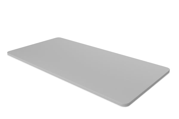 Plateau pour bureau assis-debout, gris, 160 x 80 cm