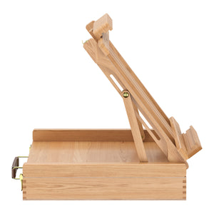 Tischstaffelei Holz mit Schublade 42 - 88 cm