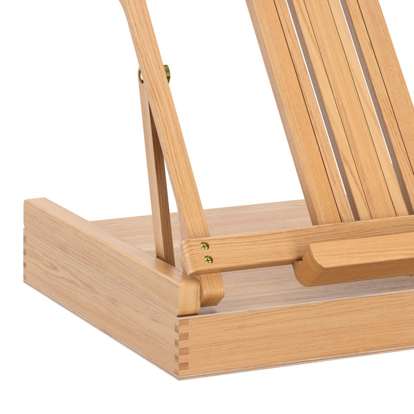 Tischstaffelei Holz mit Schublade 42 - 88 cm