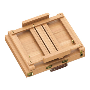 Tischstaffelei Holz mit Schublade 42 - 88 cm