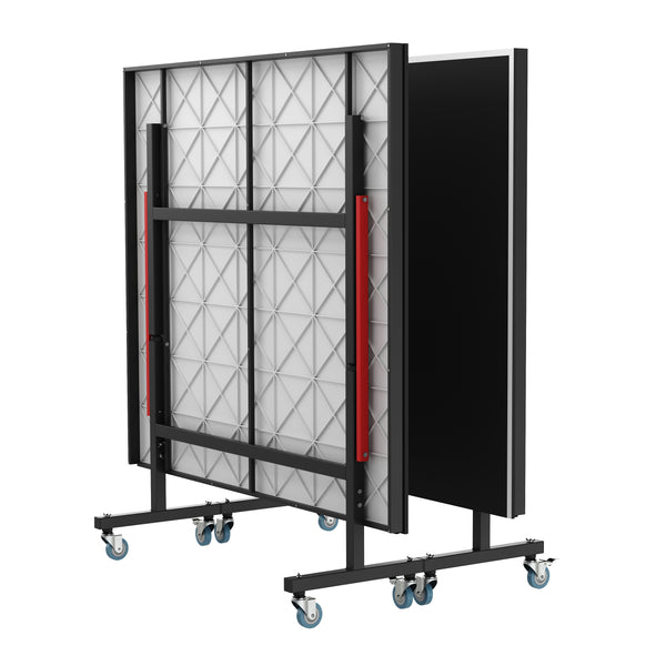 Tischtennistisch ED 274 x 152 cm grau/schwarz