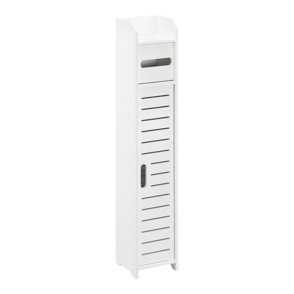 Porta carta igienica Leoben 80x15x15cm mobiletto WPC bianco