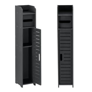 Toilettenpapierhalter Leoben 80x15x15cm Schrank WPC Dunkelgrau