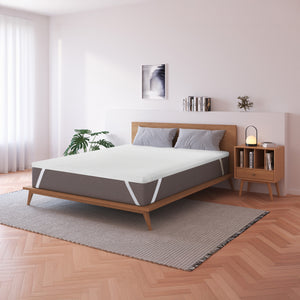 Topper Matratzenauflage Gelschaum doppelseitig 90 x 200 cm