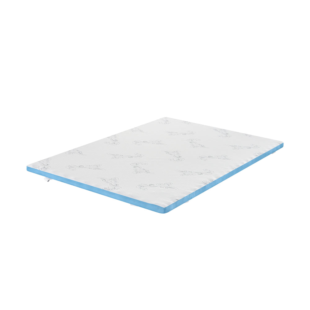 Topper Matratzenauflage Kaltschaumkern doppelseitig 90 x 200 cm