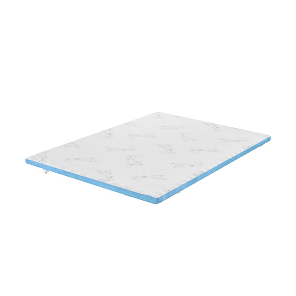 Topper Matratzenauflage Kaltschaumkern doppelseitig 90 x 200 cm