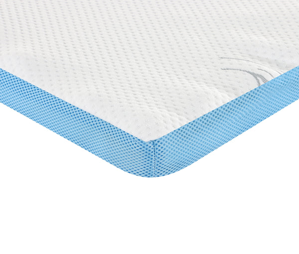 Topper Matratzenauflage Kaltschaumkern doppelseitig 90 x 200 cm